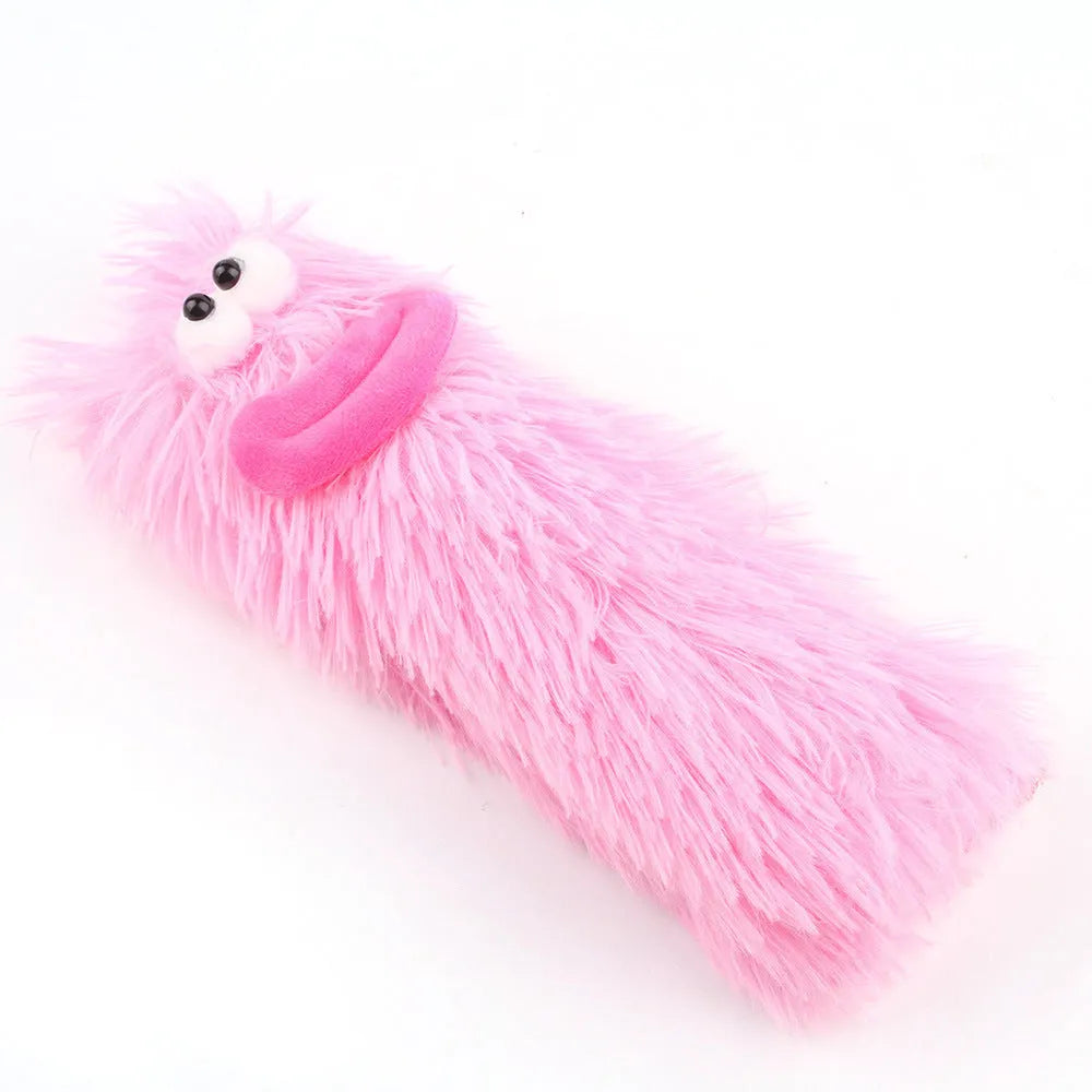 Interactive plush cat toy with crinkle sound mechanism and natural catnip filling in multiple colour options
