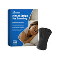 30 pack of anti-snoring adhesive nasal strips for overnight breathing improvement