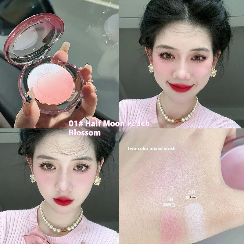 Bubble Gradient Blush compact open showing powder blush in a natural shade.