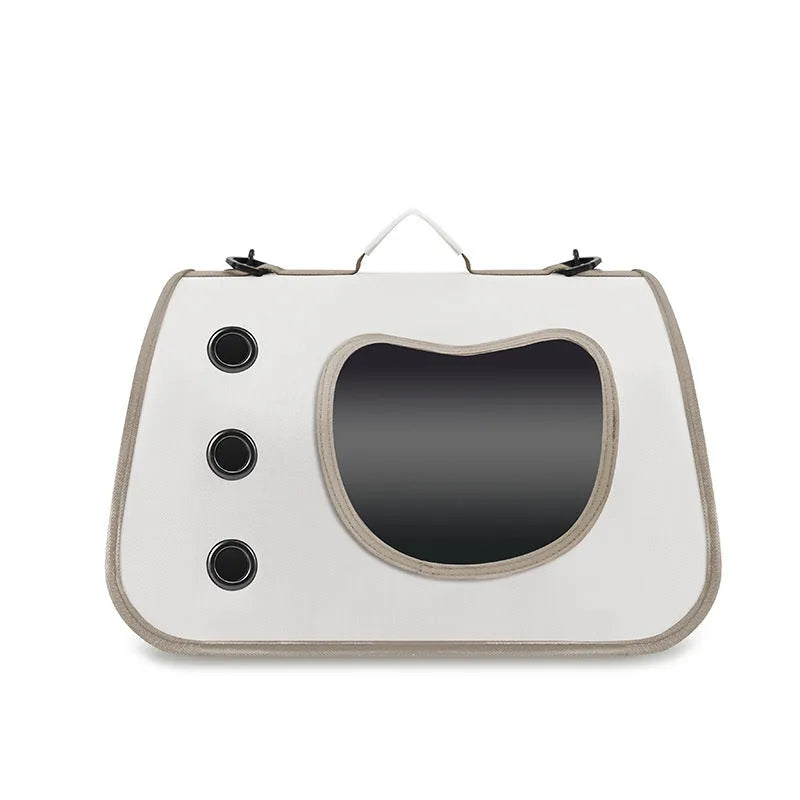 Crossbody pet carrier bag in Oxford cloth available in six colours with medium capacity