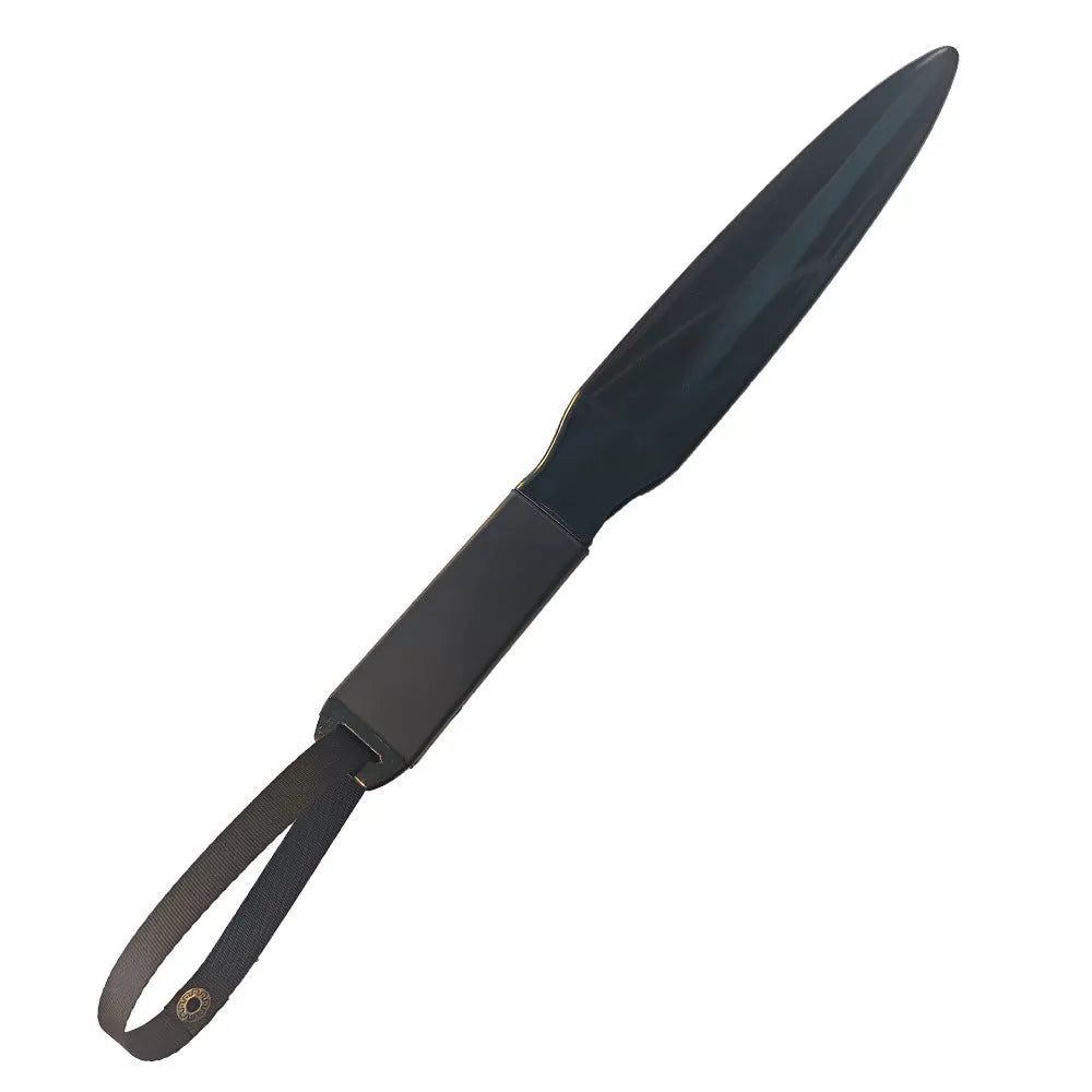 Blue handled nylon dog break stick training tool for small and medium dogs.