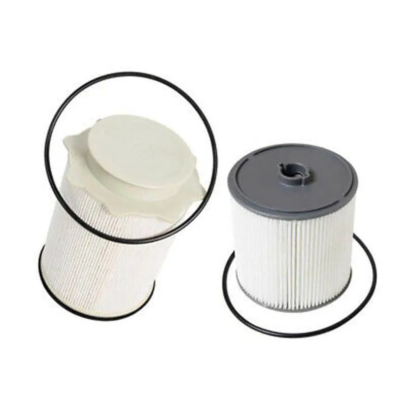 RAM diesel truck fuel filter kit with white housing, filter element and sealing components