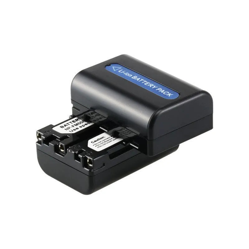 Black lithium battery for SONY digital camera, 7.2V 1800mAh, 55.7x38.3x20.5mm, with micro USB charger