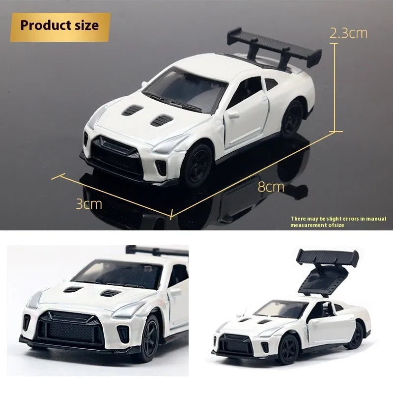 Mini alloy sports car model toy 1:50 scale random colour bagged pack for youth collectors