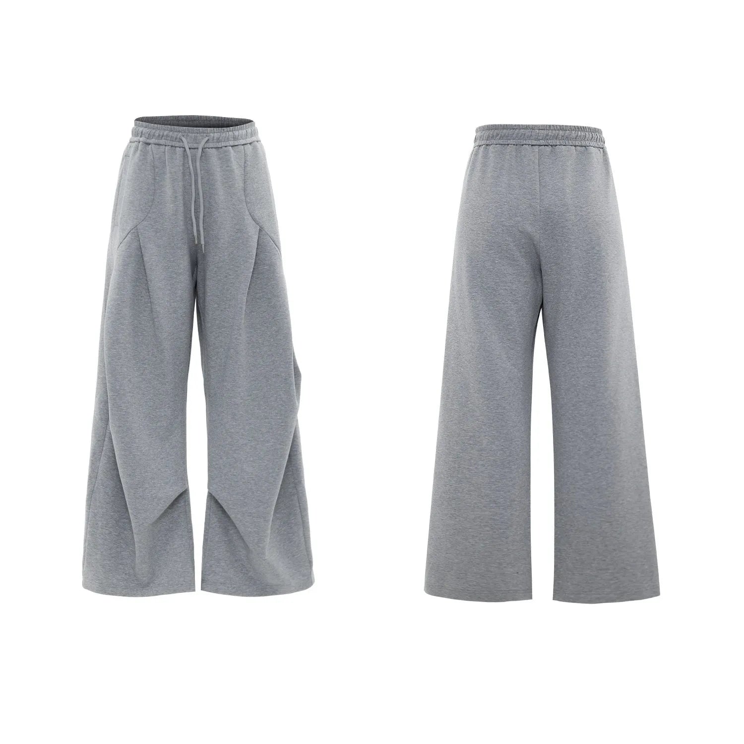 Men's dark grey cotton sports suit with V-neck top featuring padded shoulders and metal embellishments, paired with matching shorts.