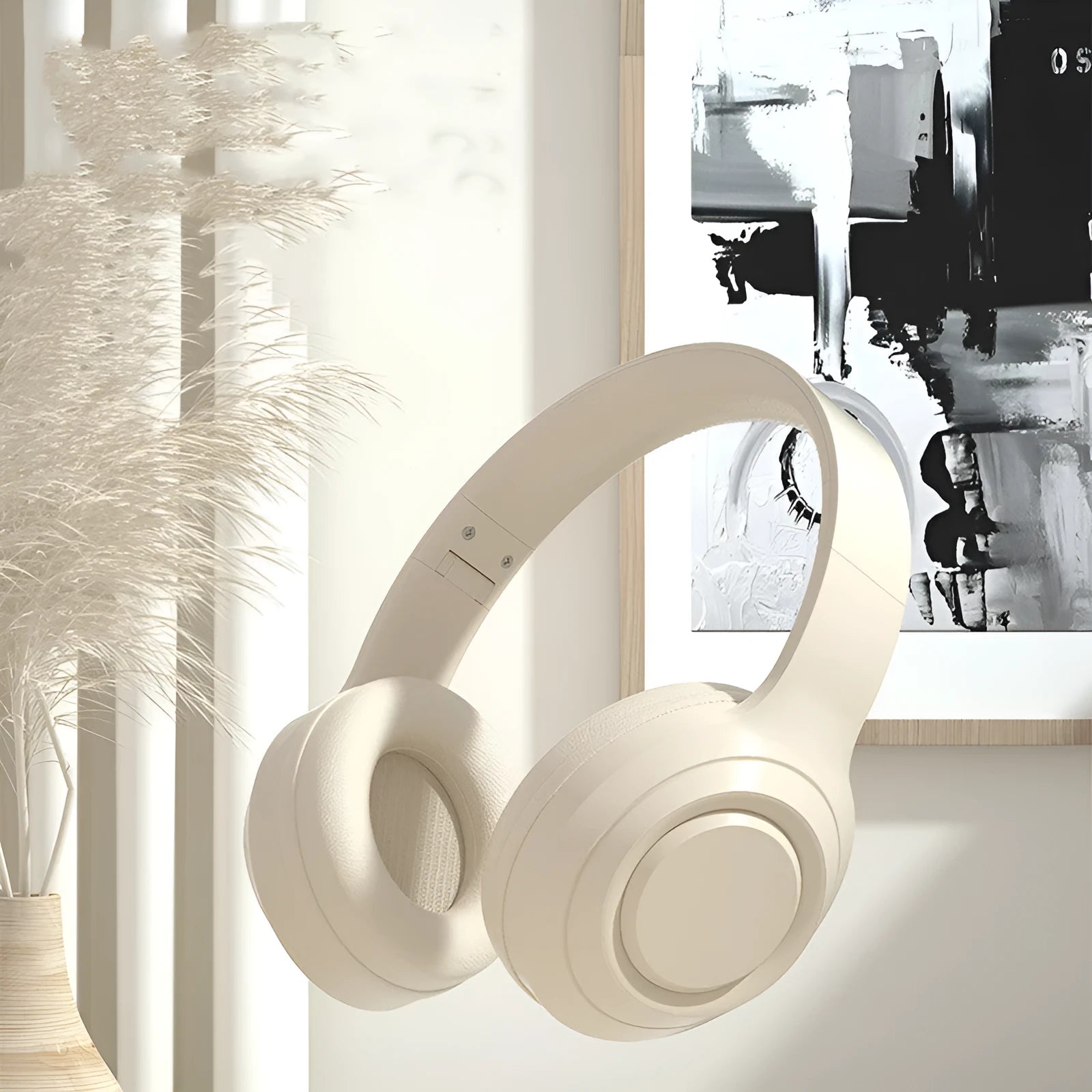 DR58 wireless Bluetooth headset with noise reduction in black, pink or white colours