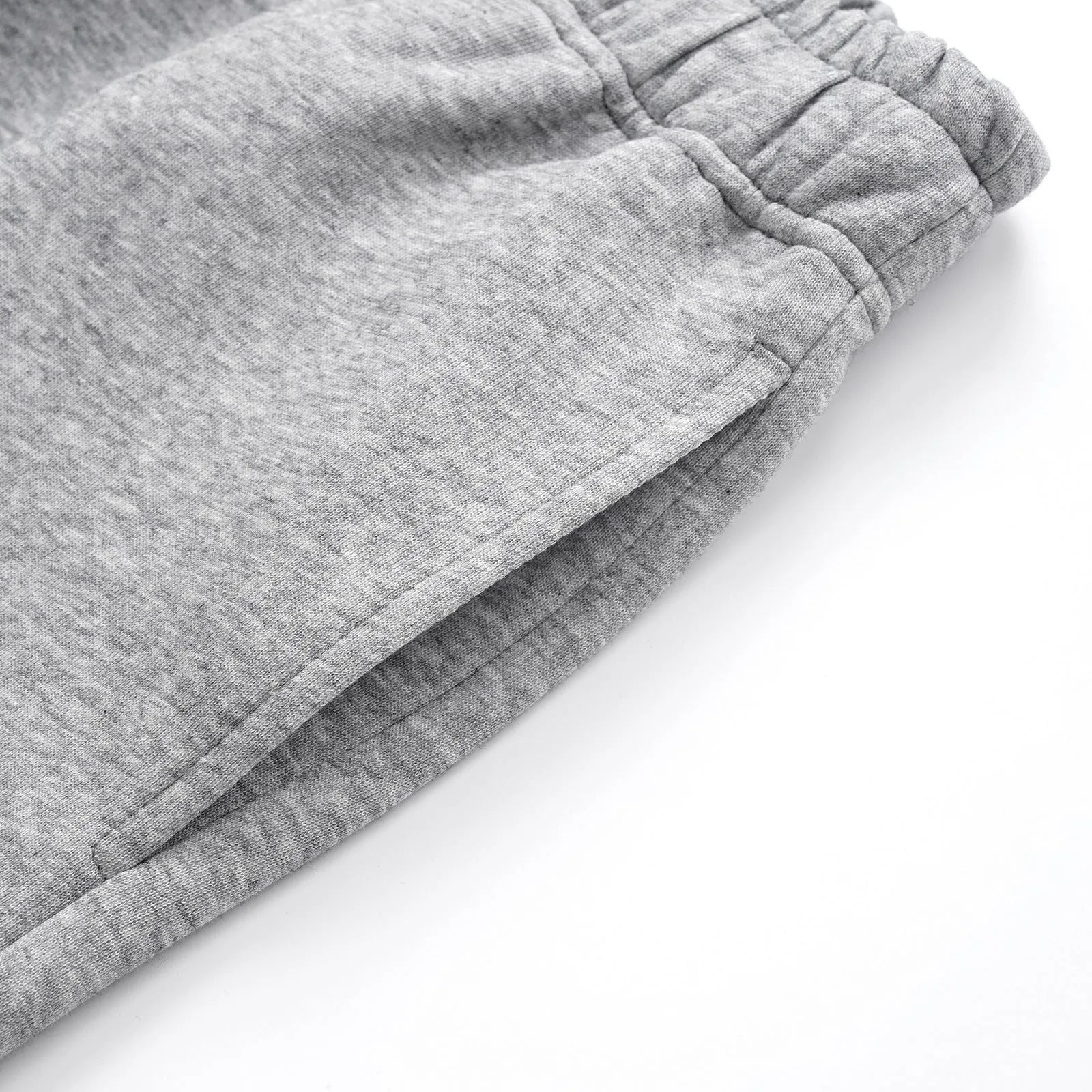 Men's solid colour straight-leg cotton trousers with a loose wide-leg casual fit.