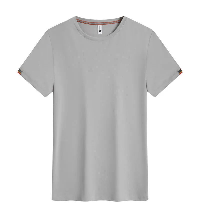 Round neck ice fibre pullover work shirt shown in multiple colours including black, grey, and army green