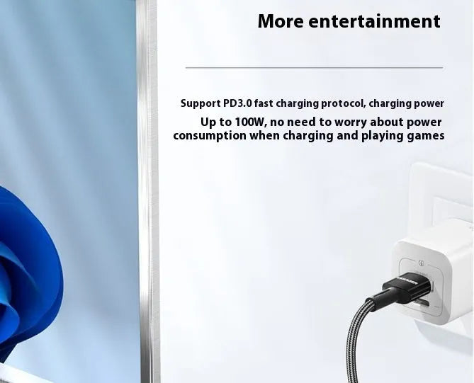 11-in-1 Type-C expansion docking station with Gigabit Ethernet port and a 20cm attached cable.