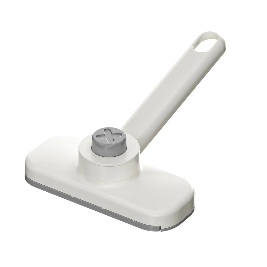 Rotatable washcloth mop can clip cloth in ABS material with 50 replacement cloths shown in gray colour