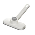 Rotatable washcloth mop can clip cloth in ABS material with 50 replacement cloths shown in gray colour