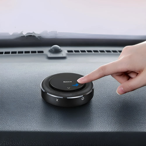 Aluminium alloy car fragrance diffuser with round design on car seat