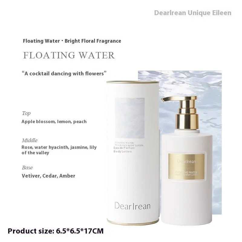 Spring Wilderness body lotion 250ml white bottle with moisturising non-sticky formula for dry skin gift