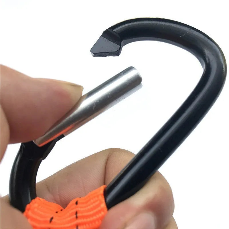 Orange fall protection rope for fishing rod with 90cm length and 10kg load capacity