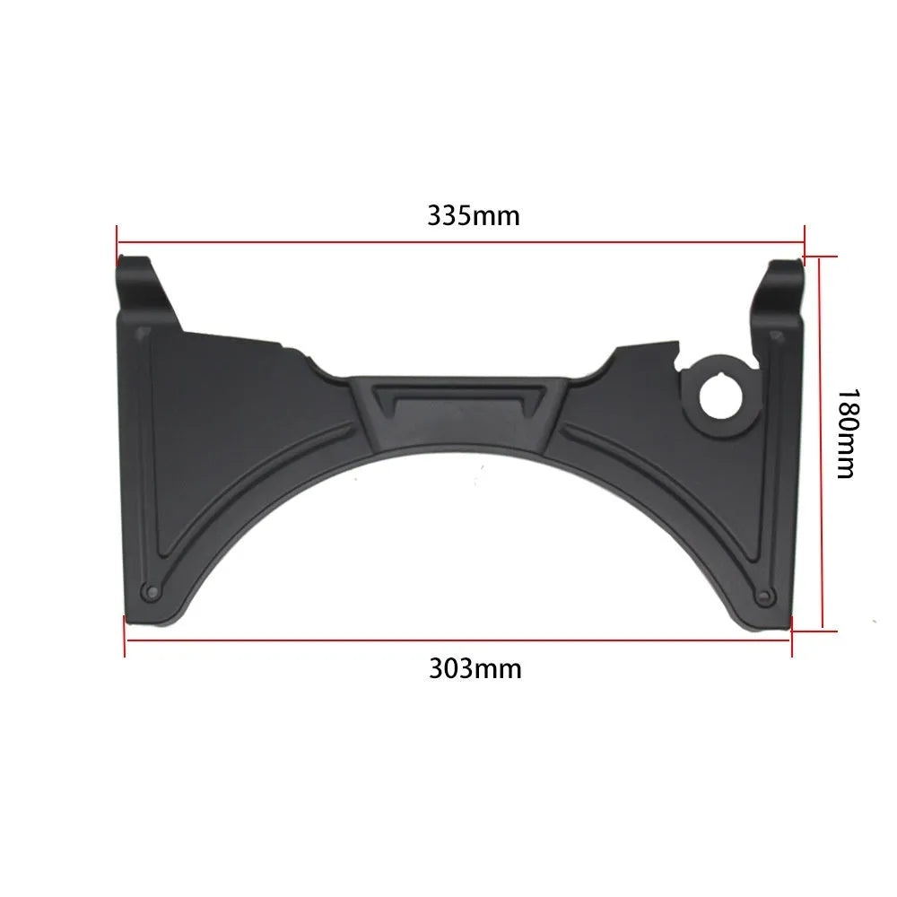 Black motorcycle cockpit fairing bodywork for BMW R1250GS and R1200GS models