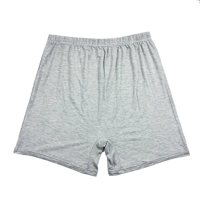 Men's solid colour modal boxers with high waist design in sizes XL to XXXXL