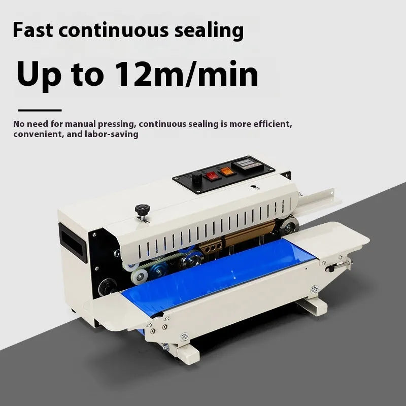 Mini handheld sealing machine with steel date stamp for sealing bags