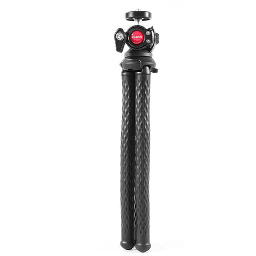Black octopus-style flexible tripod with phone clip, extended to 360mm.