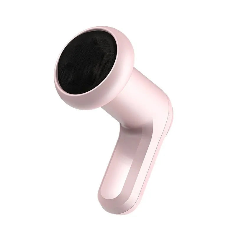 USB electric massager device in black colour for cervical spine and back massage