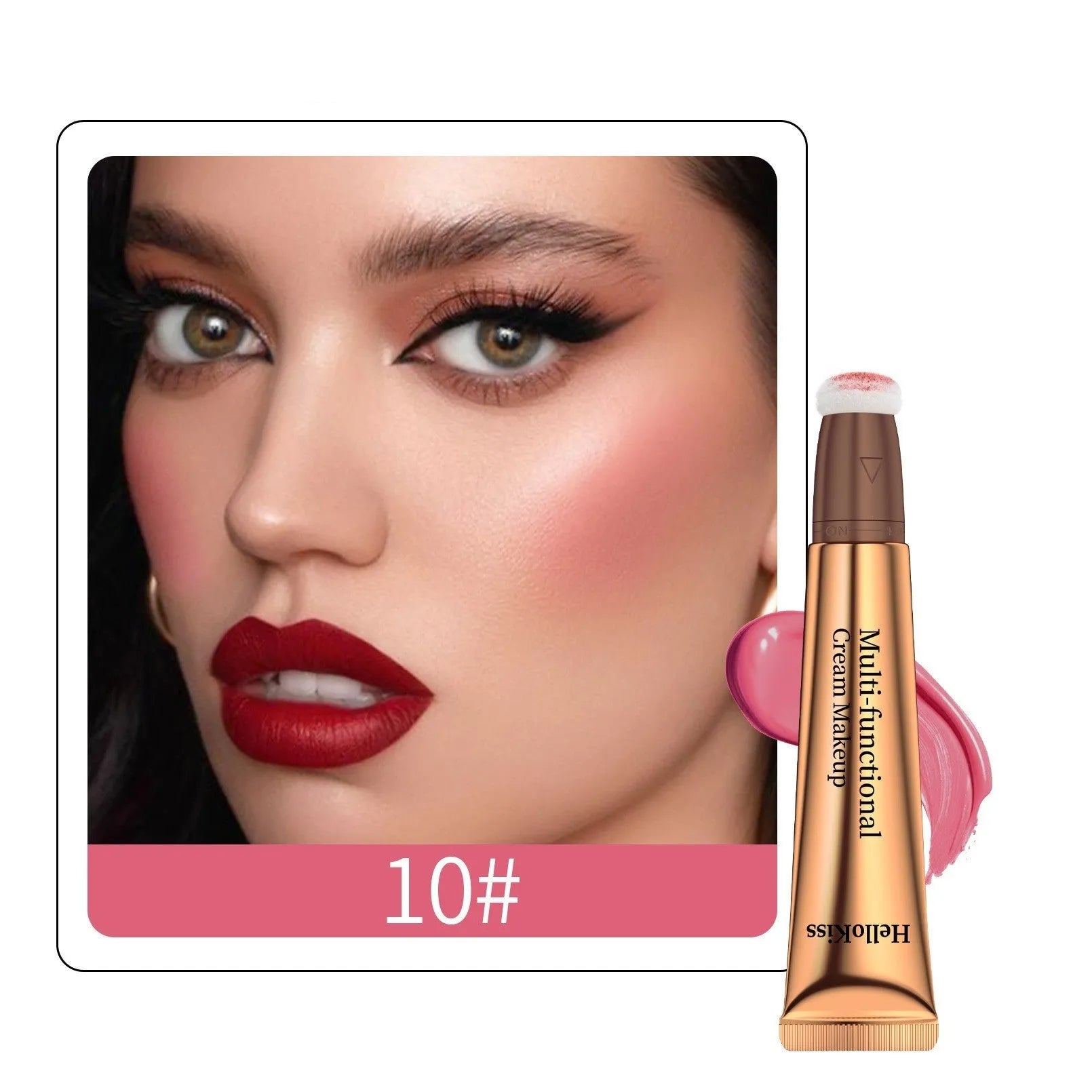 Makeup highlight and contour pen with sponge tip applicator, 15ml size.