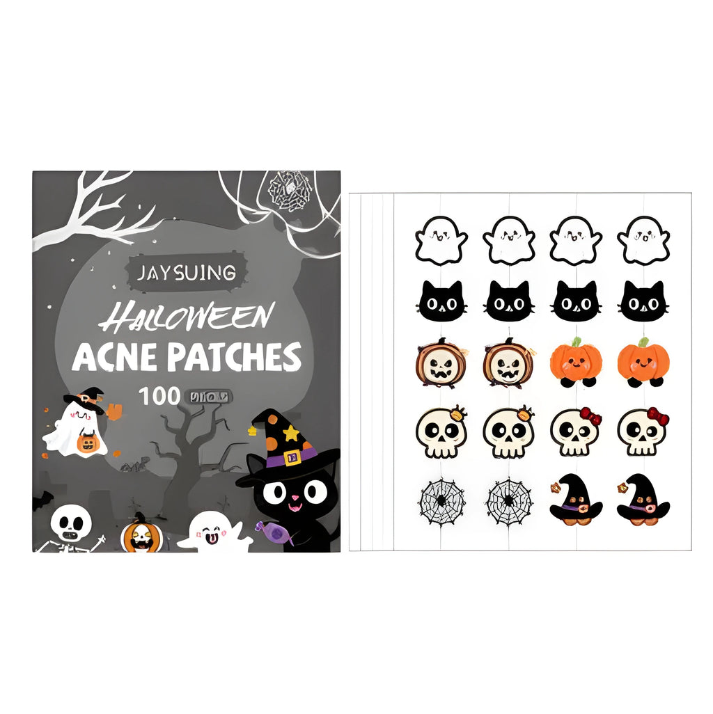 Halloween acne patch pack of 100 with tea tree oil and salicylic acid for spot treatment