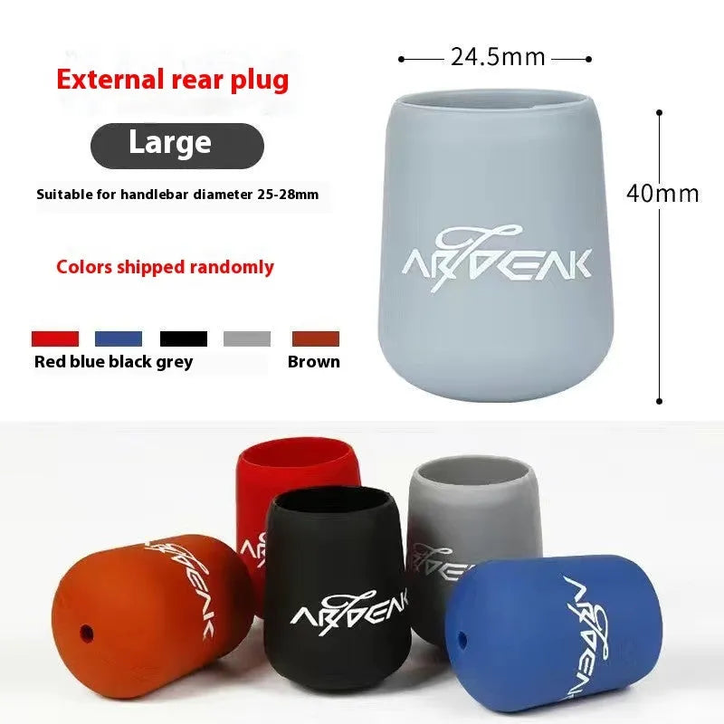 Fishing rod rear block non-slip fixed plug for lure rod with random colour finish