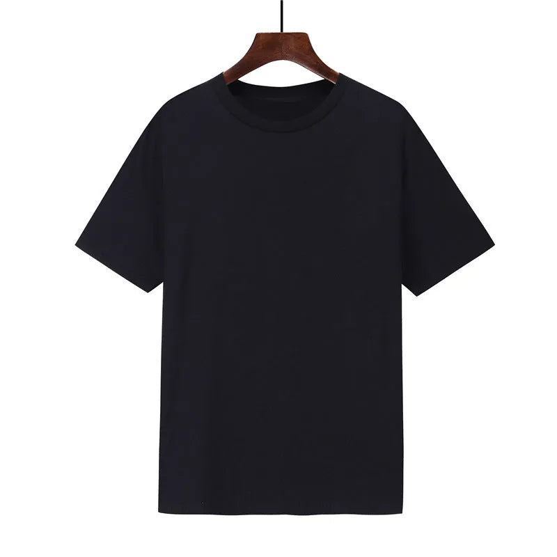 Men's cotton T-shirt in loose fit with short sleeves available in multiple colours