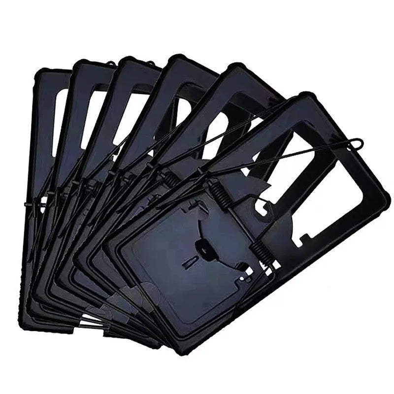 Automatic cage-style mouse trap for indoor use.