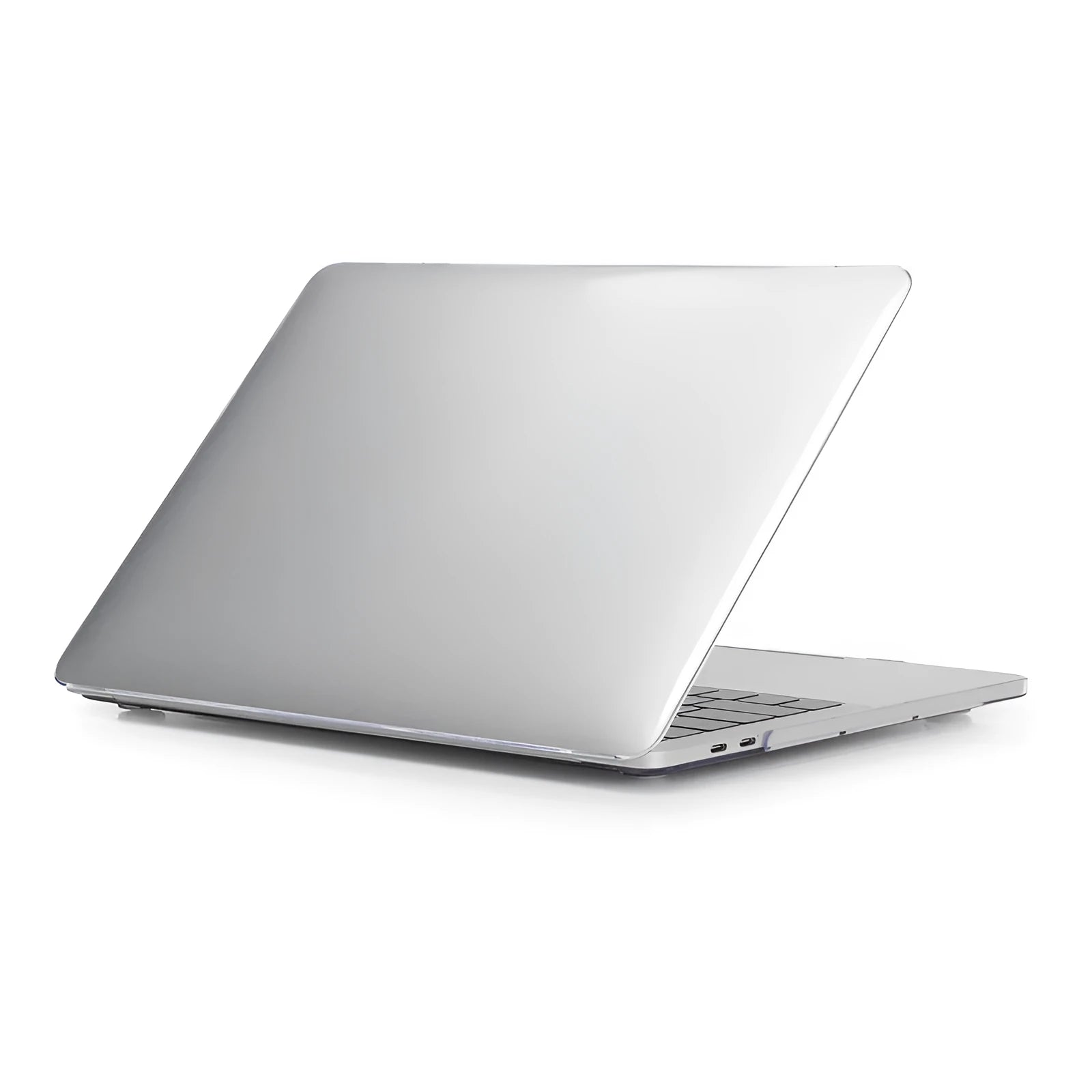 Transparent and black PC protective cases for MacBook Pro 14.2-inch and 16.2-inch laptops