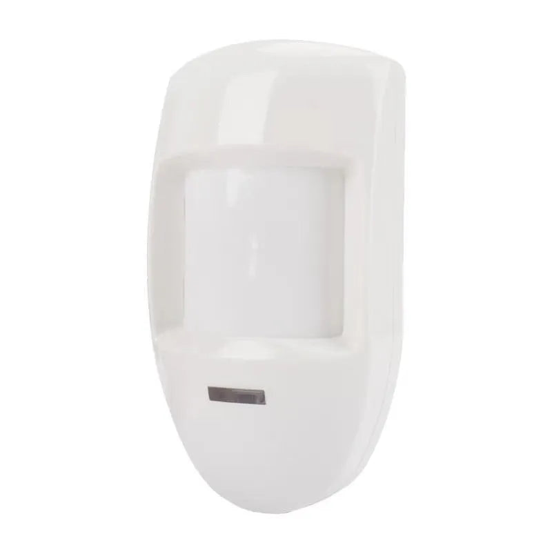 White wired PIR motion sensor wall mounted passive infrared detector with 120 degree angle