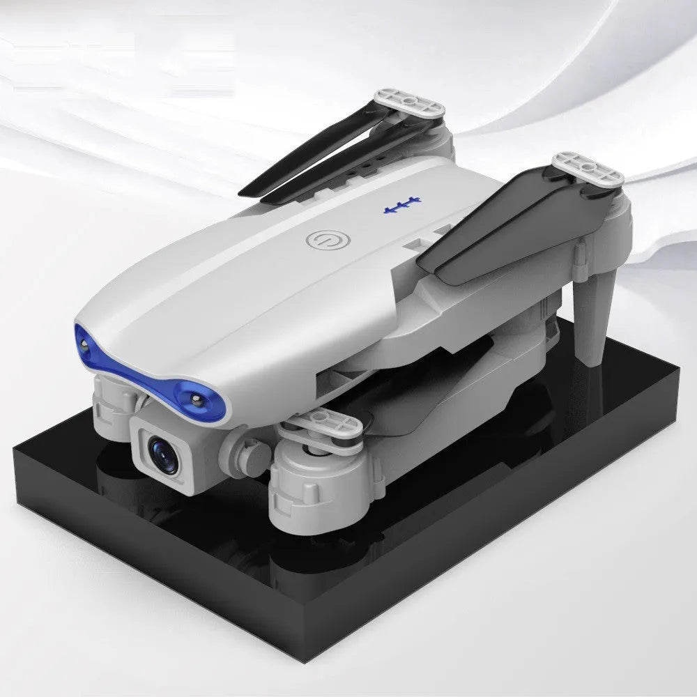 Black 4K dual camera drone with three-sided obstacle avoidance and foldable design