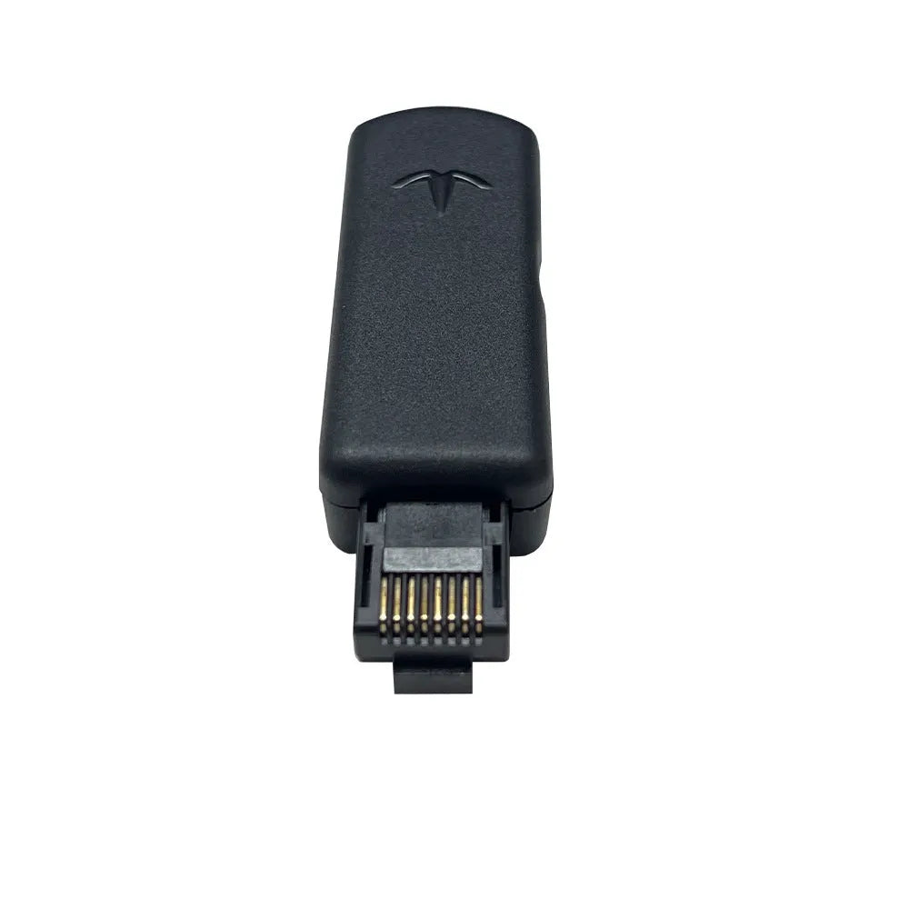 Black JB Tool USB alloy adapter for PlayStation system management with Ethernet port