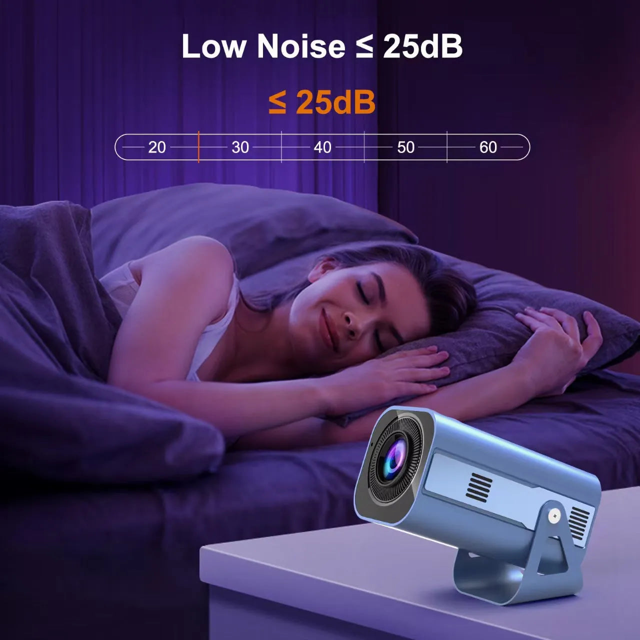 H96MaxB11 portable projector 200 lumens 4K HD Android Wi-Fi 16GB storage with UK EU AU US plugs