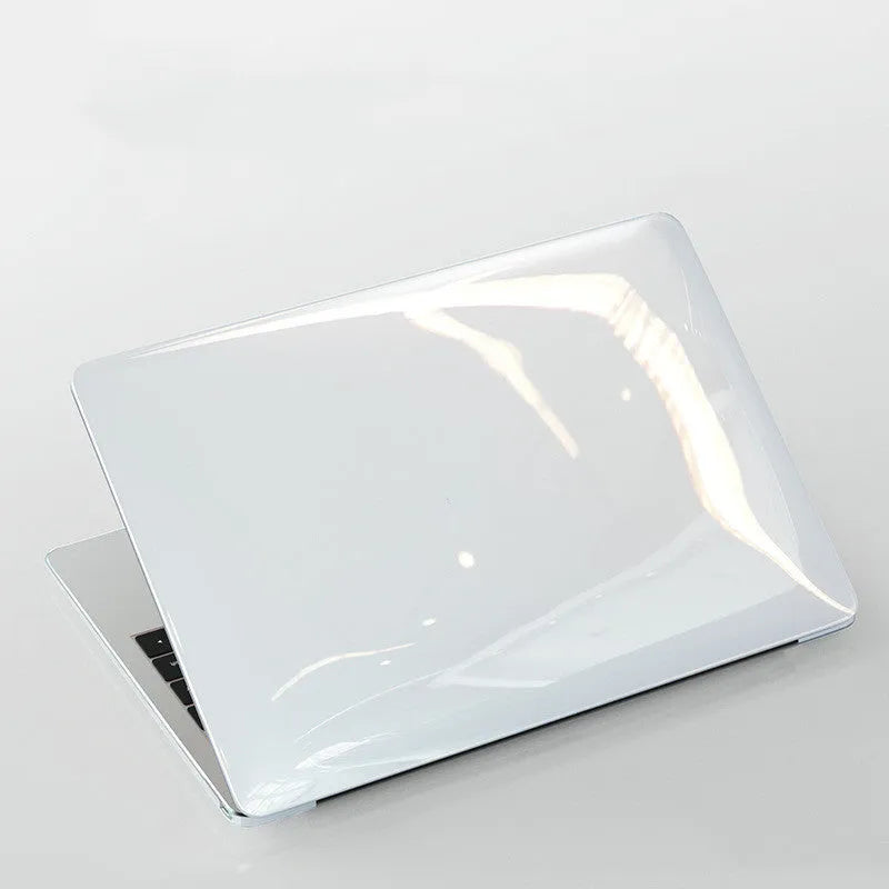 Transparent and black PC protective cases for MacBook Pro 14.2-inch and 16.2-inch laptops