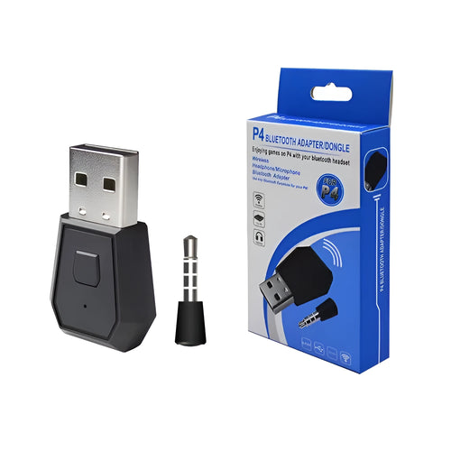 Black USB Bluetooth adapter for game controllers and headsets