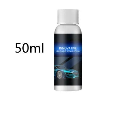 Car headlight repair fluid 20ml 30ml 50ml removes scratches yellowing oxidation no disassembly