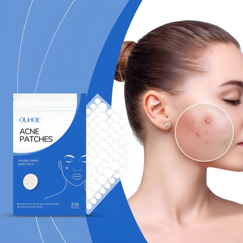 216 tea tree oil and vitamin E hydrocolloid acne patches for facial blemish treatment