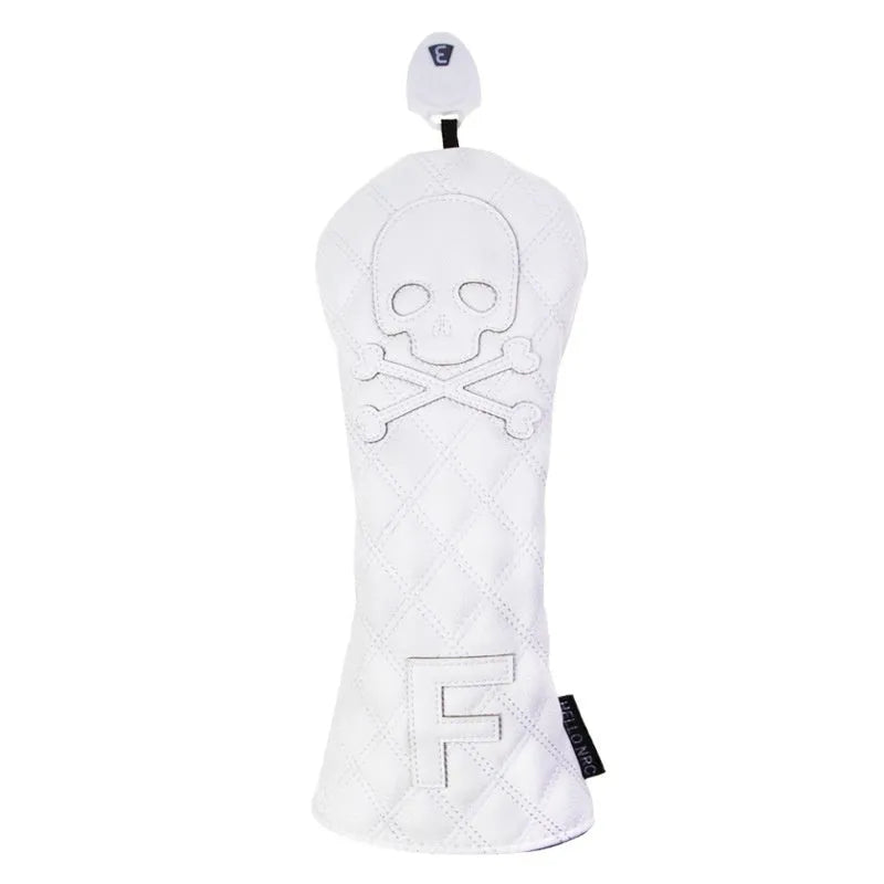Black and white waterproof golf wooden pole protective cover for club protection