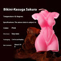 Soy wax low-temperature massage candle in rose red, spring pink, and lilac purple colour options.