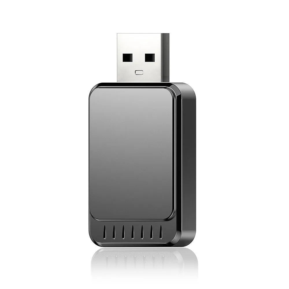 Wireless CarPlay and Android Auto 2-in-1 adapter box with USB connection