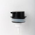 ABS plastic hand-push foam pump for facial cleanser in metallic finishes