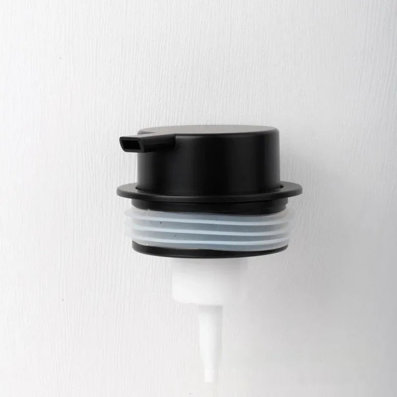 ABS plastic hand-push foam pump for facial cleanser in metallic finishes