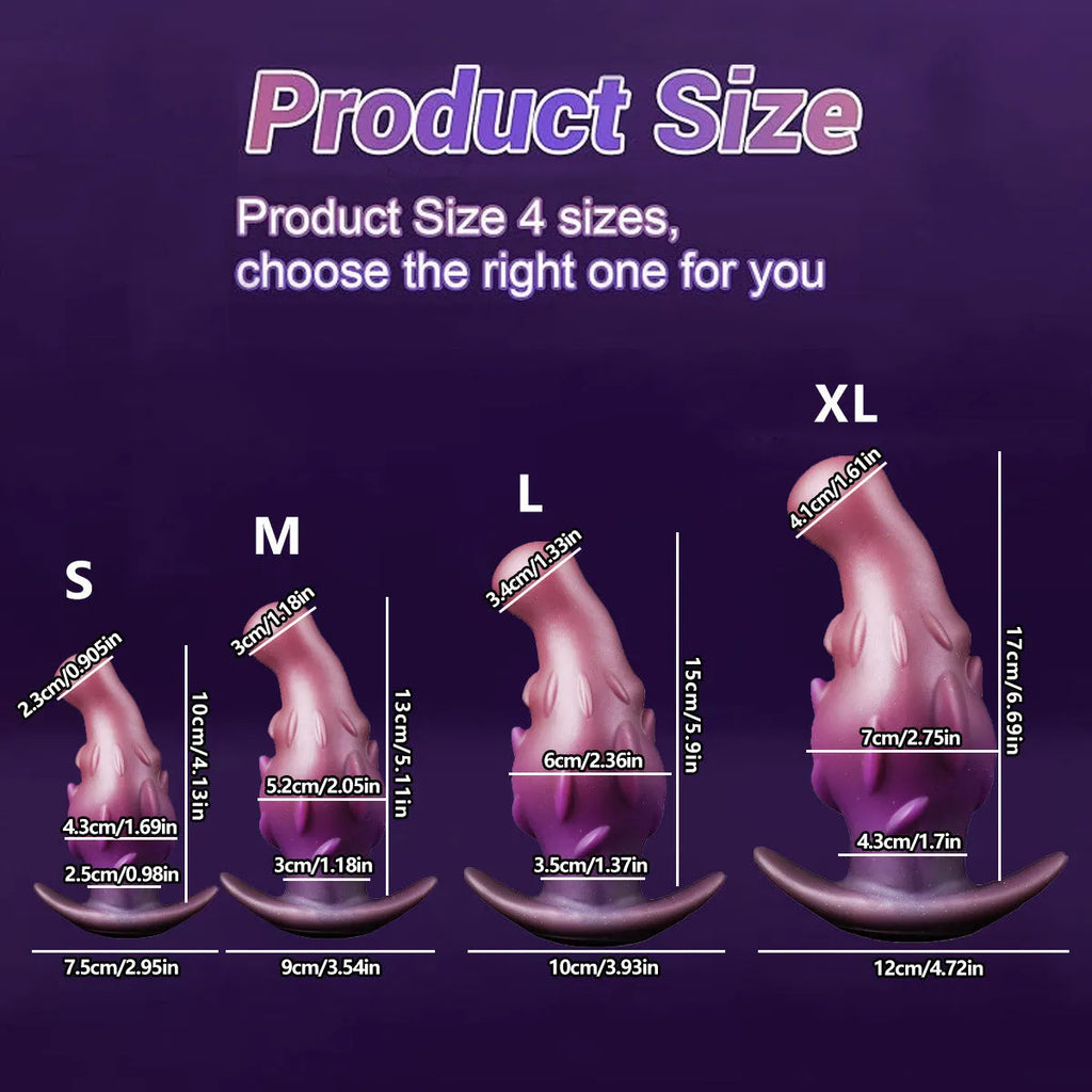 Unisex wearable adult masturbator in liquid silicone available in multiple sizes and colours