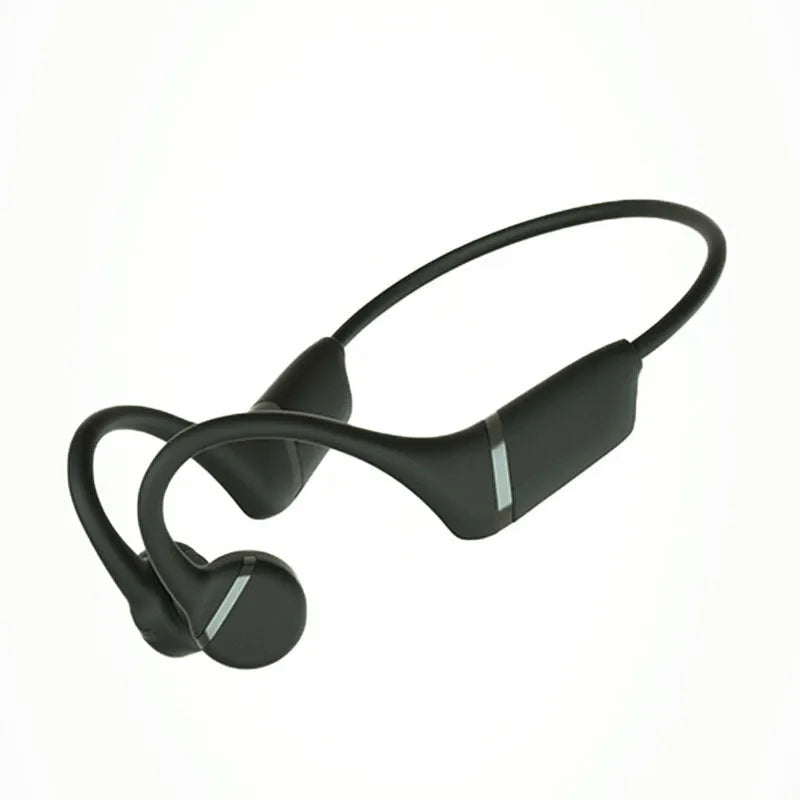 H12 open bone conduction second generation wireless Bluetooth headset sports ear hook black with 32G memory card option