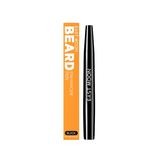 Waterproof beard enhancer cosmetic pen with 1.5g capacity for filling and shading facial hair