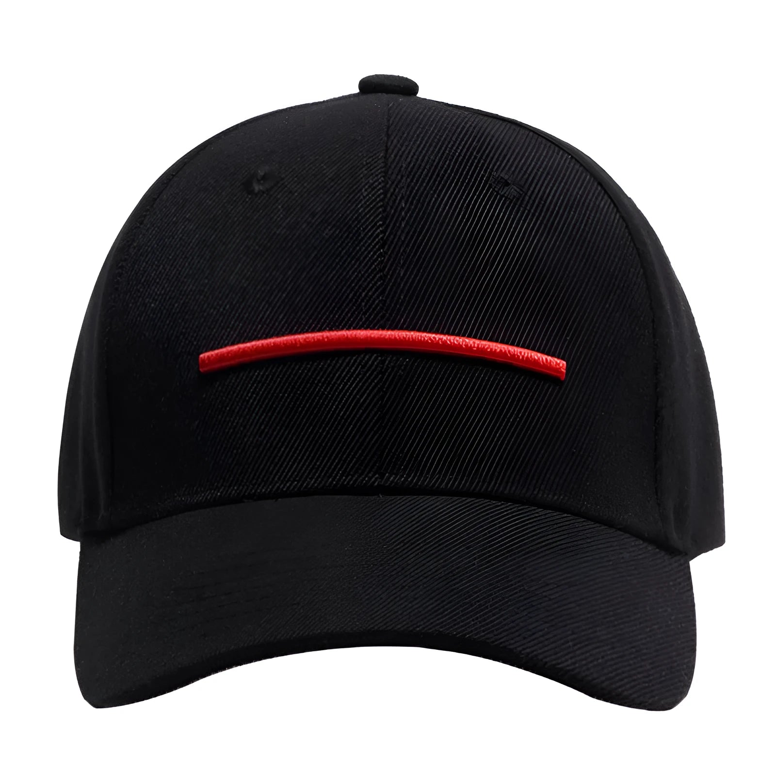 Black women's casual hat with adjustable fit, wool-like fabric, 13cm crown, and 7.5cm brim.