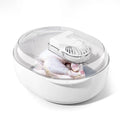 Household quick defrosting plate made of aluminium with USB cable, modern simple design for kitchen use