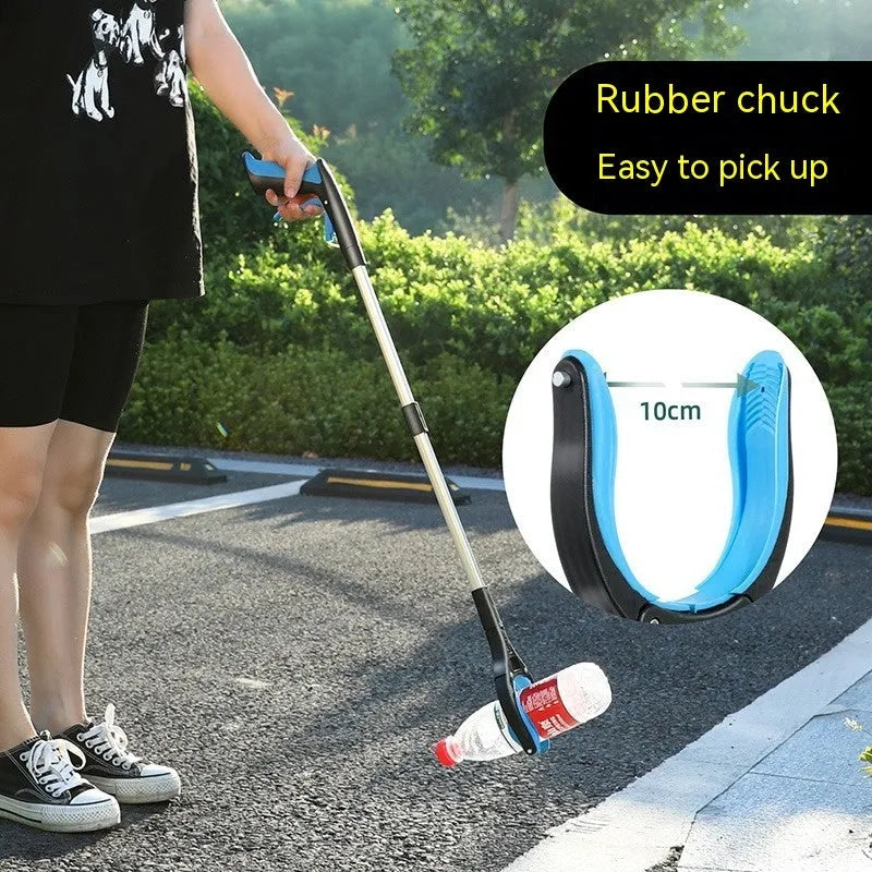 Plastic trash folder artifact with aluminium alloy clip in multiple colour options