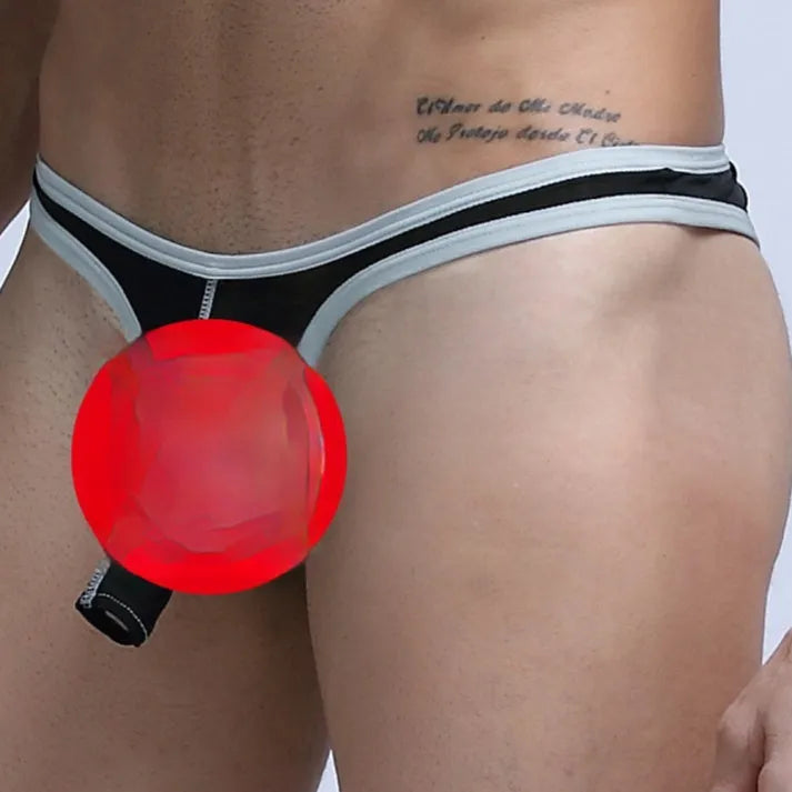 Men's Ice Silk briefs in multiple colours showing elephant nose pouch design on a white background.