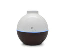 Wood grain home office desk mute humidifier with USB cable and LED night light in Light wood colour
